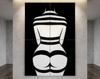 GALA | Minimalist | Female Figure | B&W | 8K - 32K