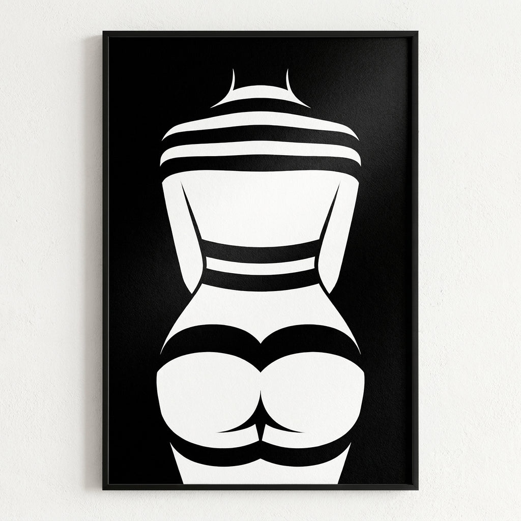 GALA | Minimalist | Female Figure | B&W | 8K - 32K
