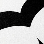 GALA | Minimalist Female Body Silhouette Print | Black and White Abstract Op Art | Modern Luxury Wall Art