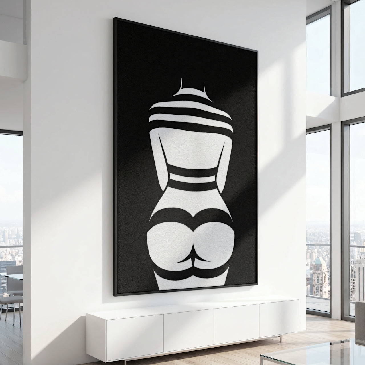 GALA | Minimalist | Female Figure | B&W | 8K - 32K