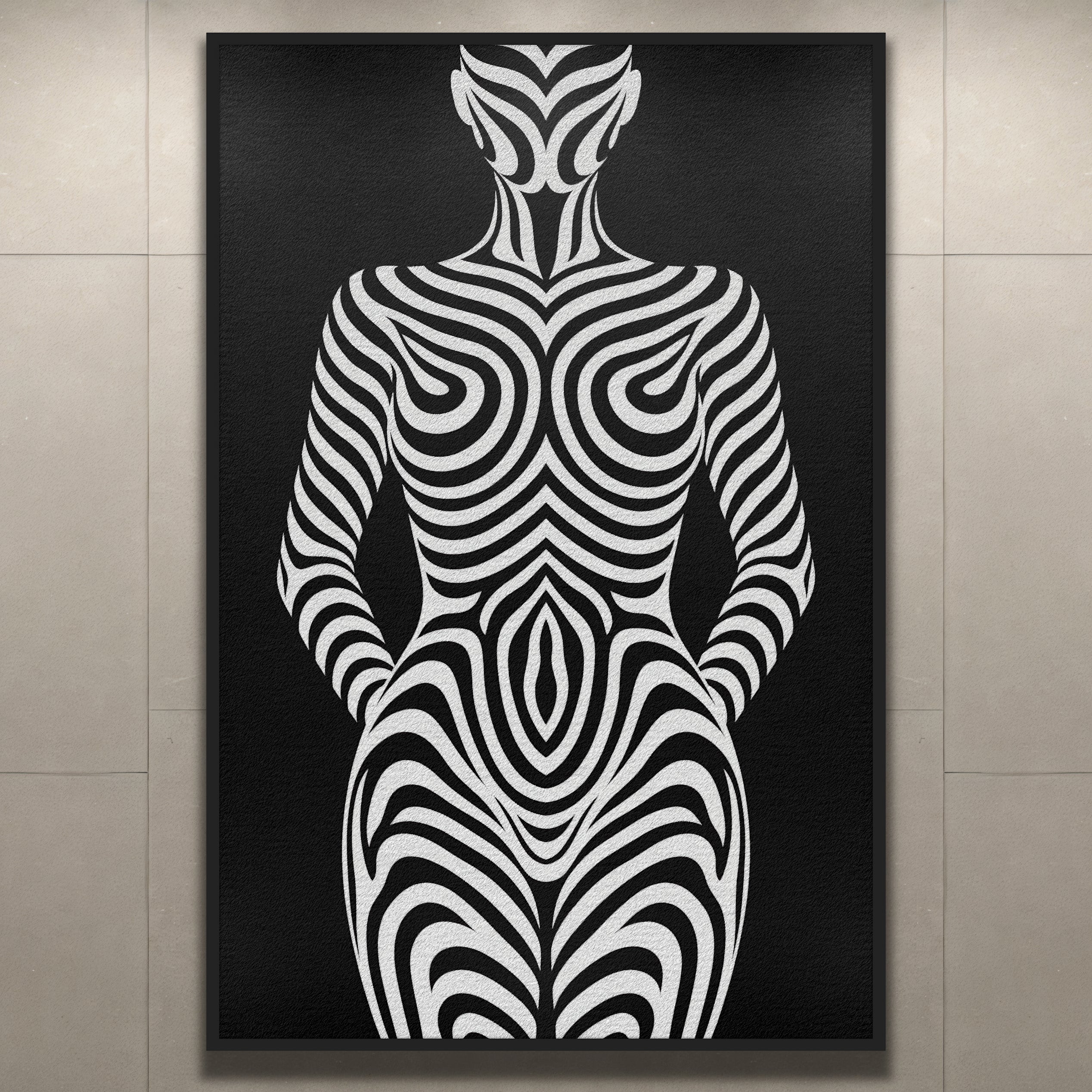 HYPNOS | Minimalist | Female Figure | B&W | 8K - 32K