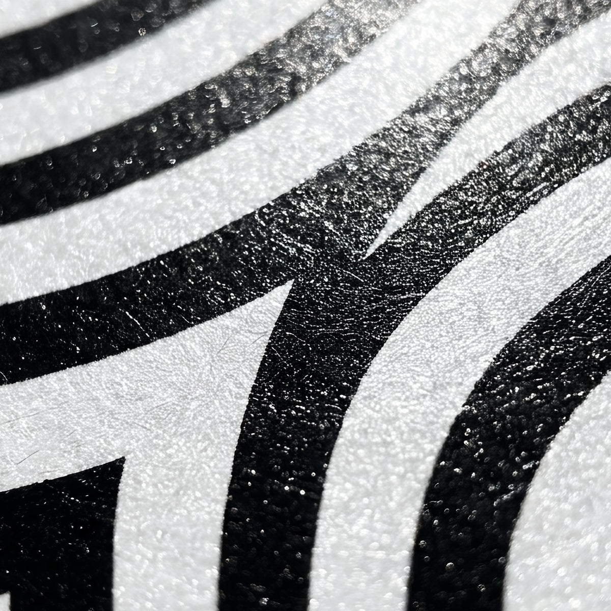 HYPNOS | Minimalist Zebra-Striped Female Figure Wall Art | Multi-Print Luxury Op Art