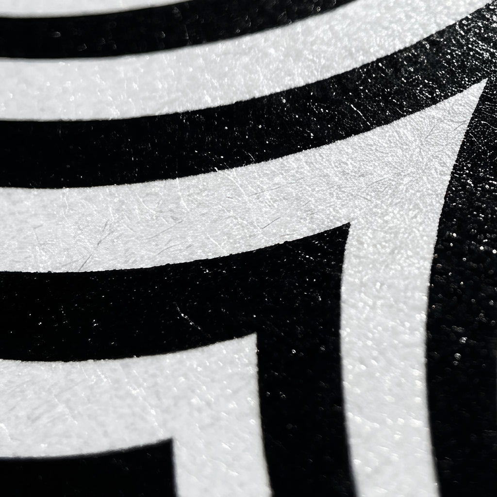 HYPNOS | Minimalist Zebra-Striped Female Figure Wall Art | Multi-Print Luxury Op Art