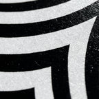 HYPNOS | Minimalist Zebra-Striped Female Figure Wall Art | Multi-Print Luxury Op Art