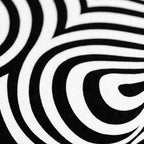 HYPNOS | Minimalist Zebra-Striped Female Figure Wall Art | Multi-Print Luxury Op Art