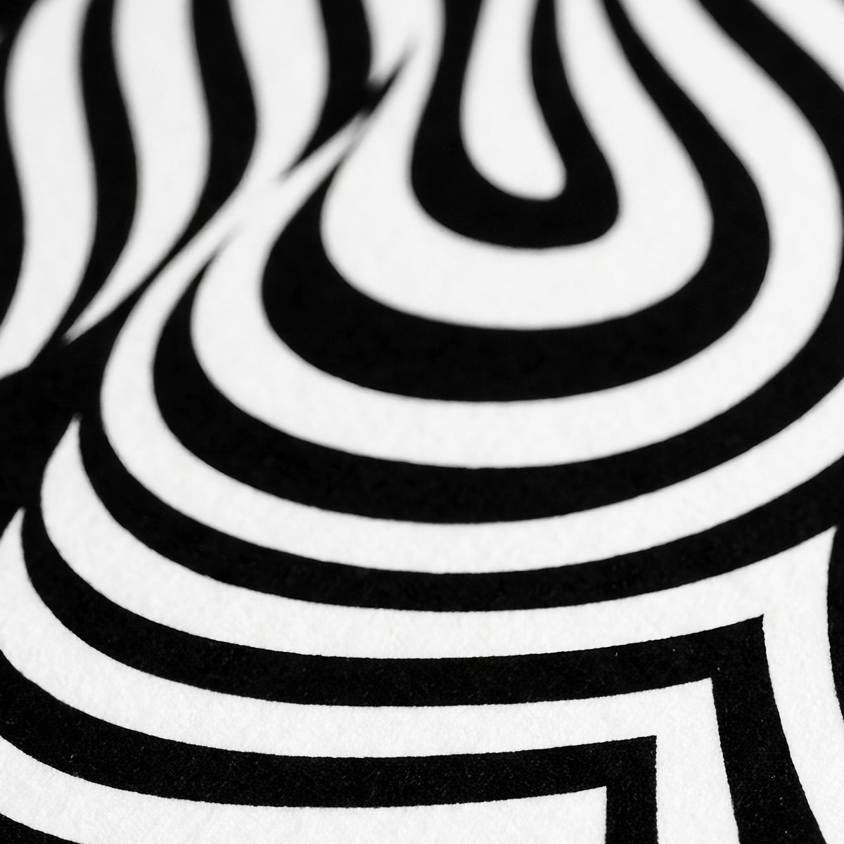 HYPNOS | Minimalist Zebra-Striped Female Figure Wall Art | Multi-Print Luxury Op Art