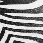 HYPNOS | Minimalist Zebra-Striped Female Figure Wall Art | Multi-Print Luxury Op Art