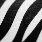 HYPNOS | Minimalist Zebra-Striped Female Figure Wall Art | Multi-Print Luxury Op Art