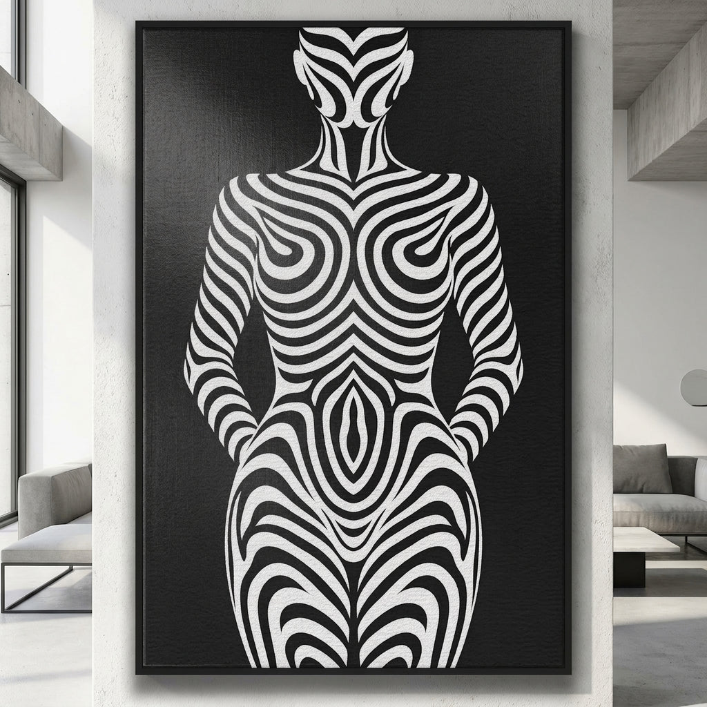 HYPNOS | Minimalist | Female Figure | B&W | 8K - 32K