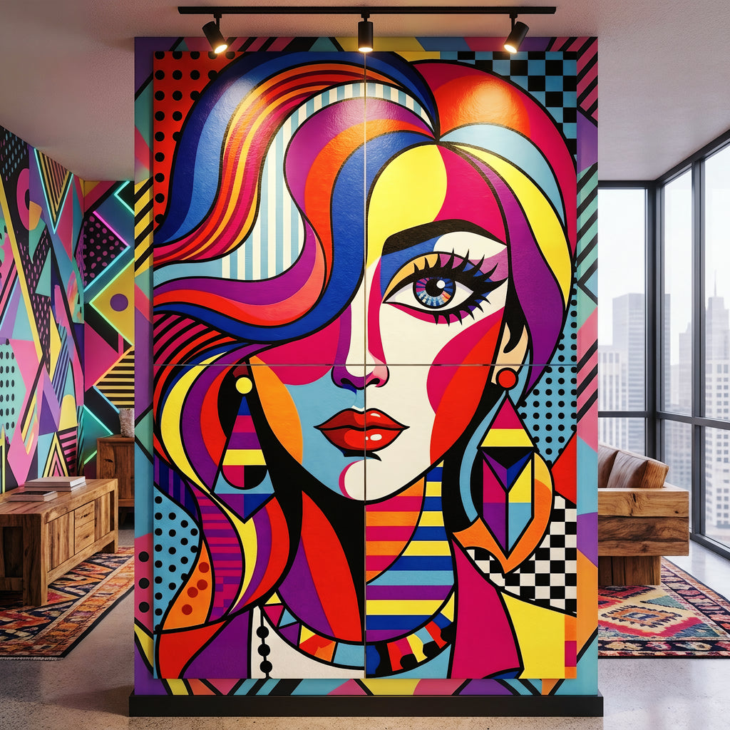 ICON | Vibrant Female Pop Art | 8K - 32K Prints