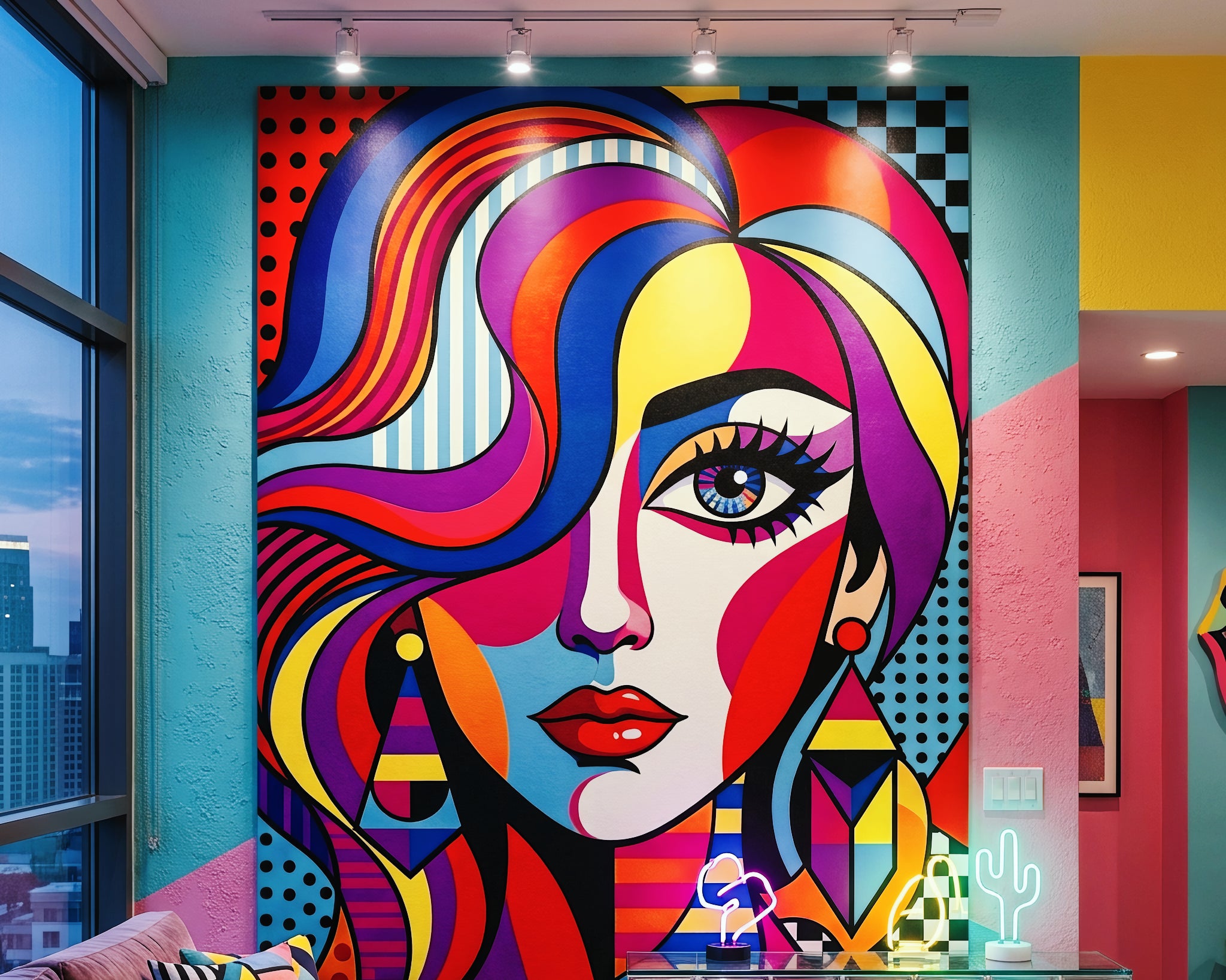 ICON | Vibrant Female Pop Art | 8K - 32K Prints