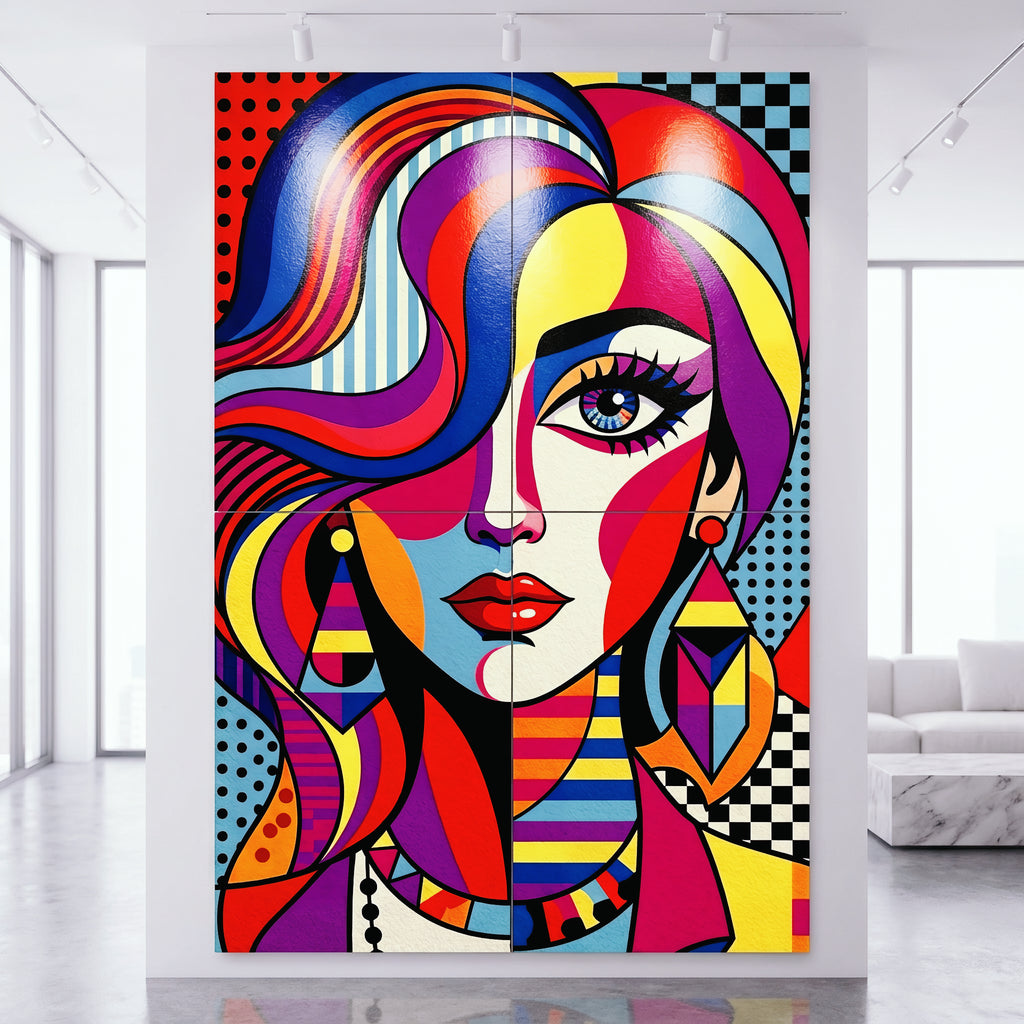 ICON | Vibrant Female Pop Art | 8K - 32K Prints