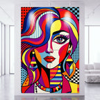 ICON | Vibrant Female Pop Art | 8K - 32K Prints
