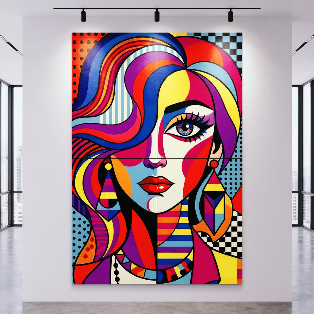ICON | Vibrant Female Pop Art | 8K - 32K Prints