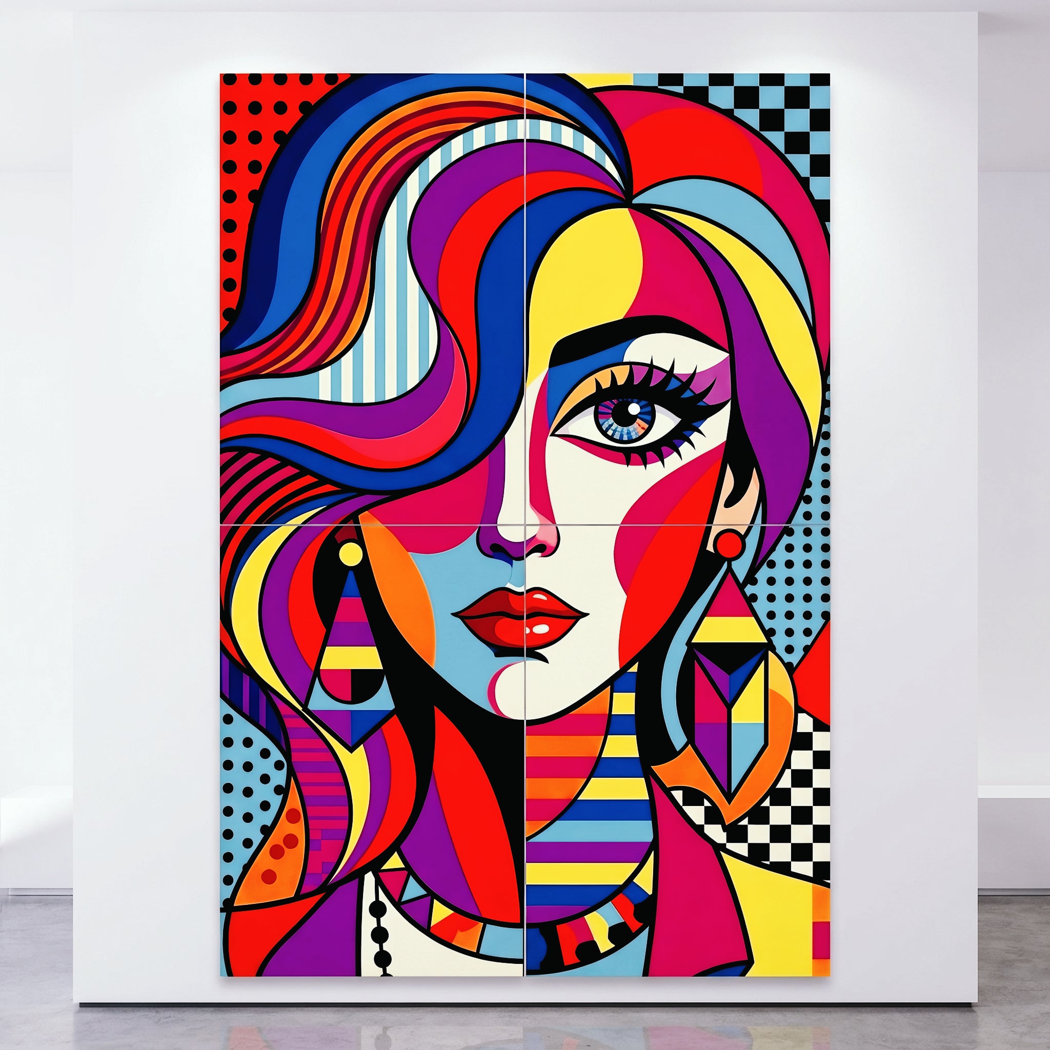 ICON | Vibrant Female Pop Art | 8K - 32K Prints