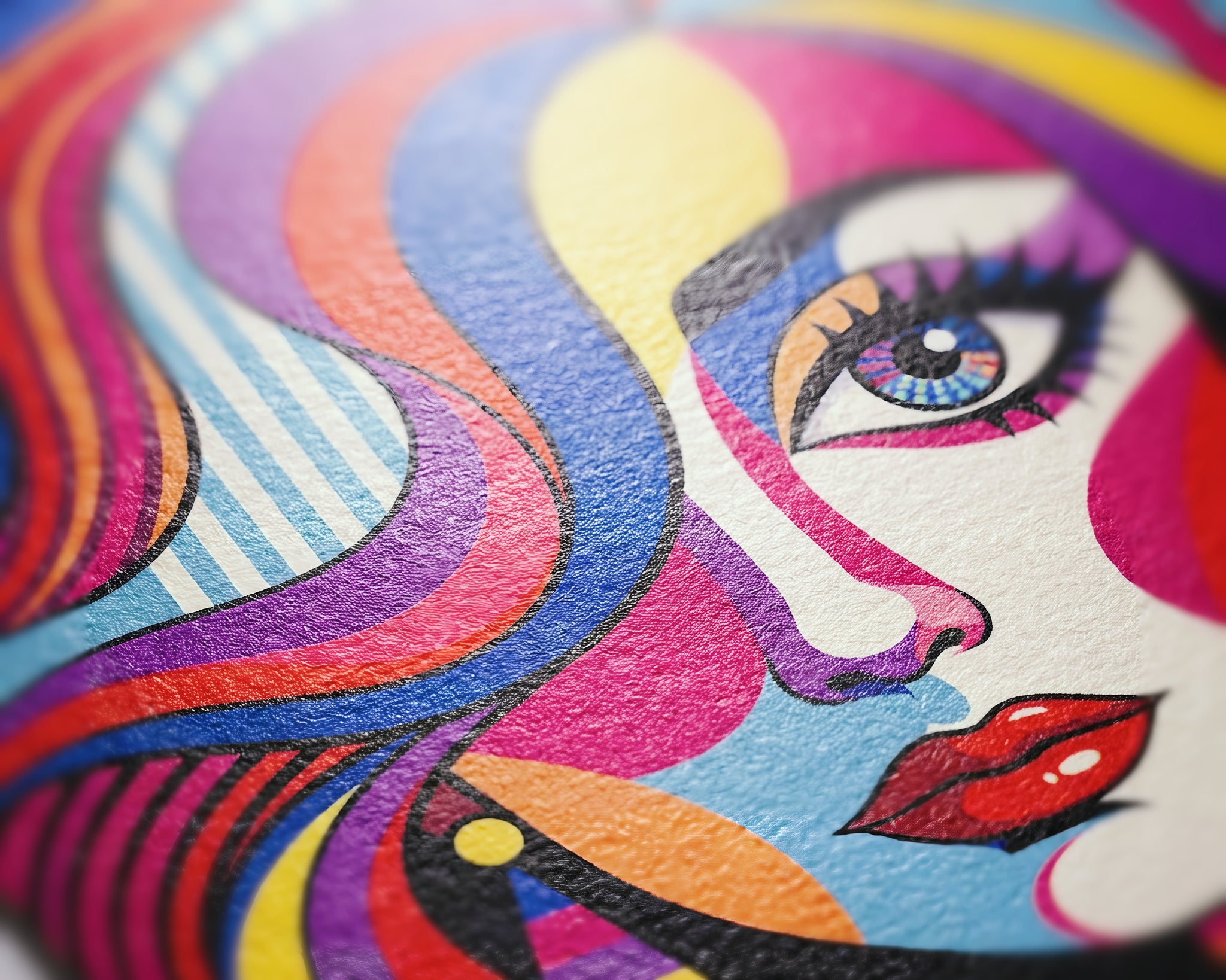 ICON | Vibrant Female Pop Art | 8K - 32K Prints