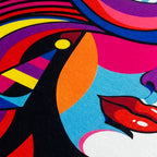 ICON | Vibrant Modern Female Pop Art Portrait | Multi-Print Luxury Wall Art