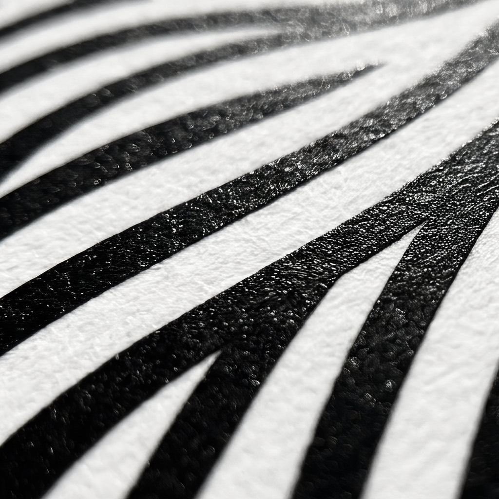 INVITATION | Minimalist Female Figure Op Art | B&W | 8K - 32K Prints