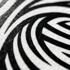 INVITATION | Minimalist Female Figure Op Art | B&W | 8K - 32K Prints