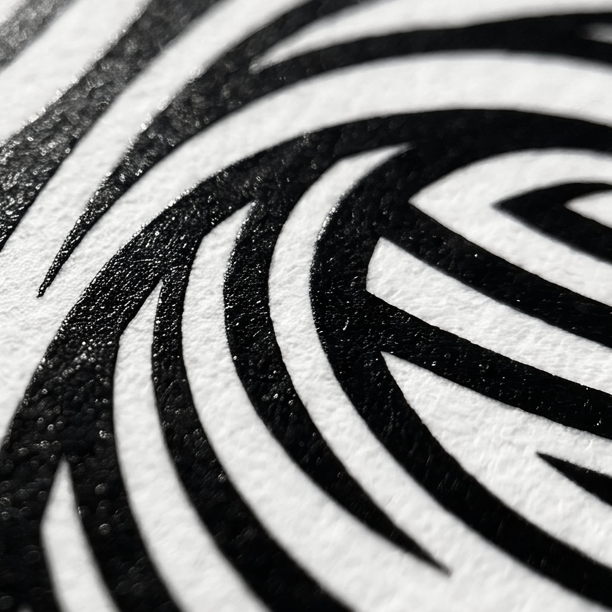 INVITATION | Minimalist Female Figure Op Art | B&W | 8K - 32K Prints