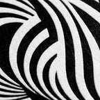 INVITATION | Minimalist Female Figure Op Art | B&W | 8K - 32K Prints