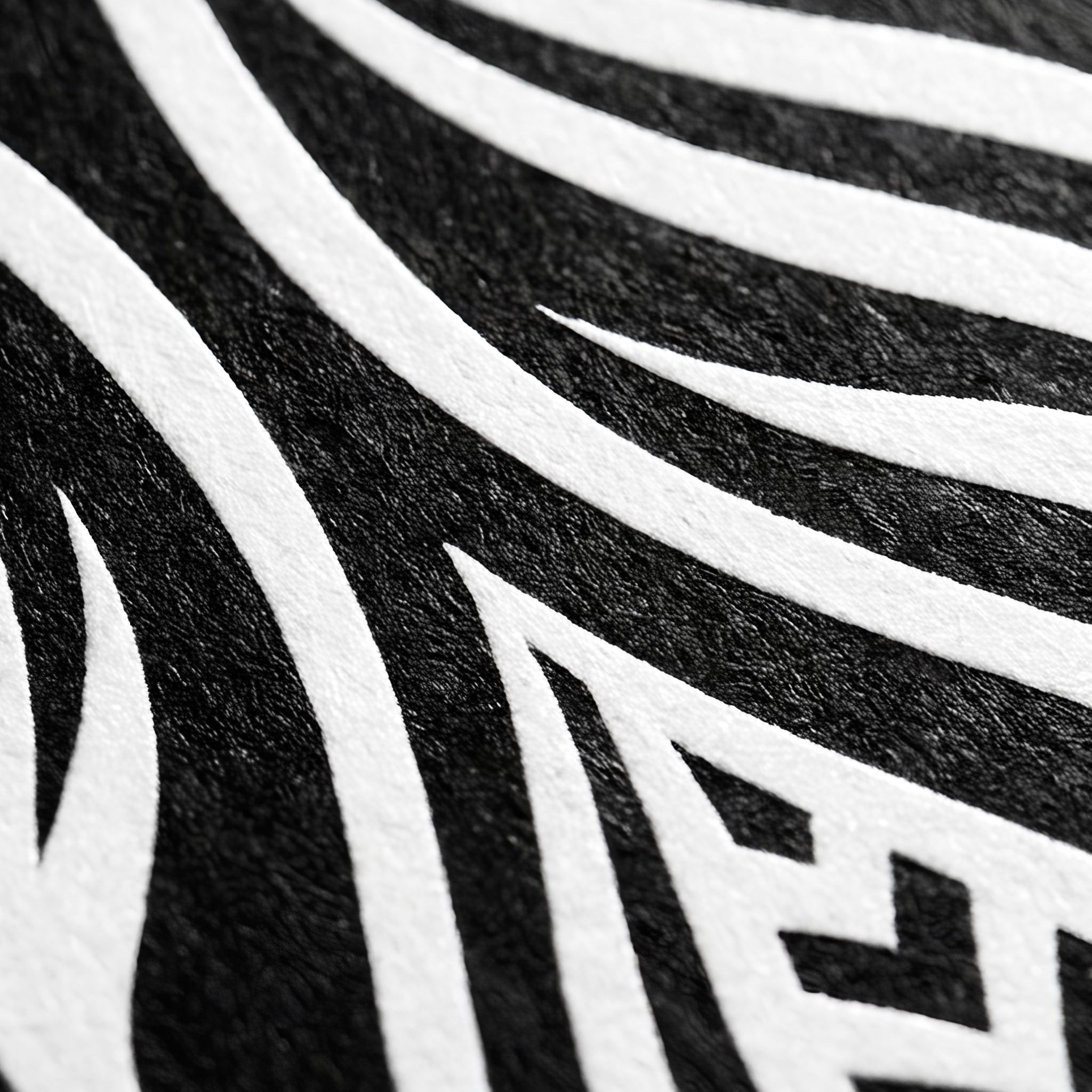 INVITATION | Minimalist Female Figure Op Art | B&W | 8K - 32K Prints