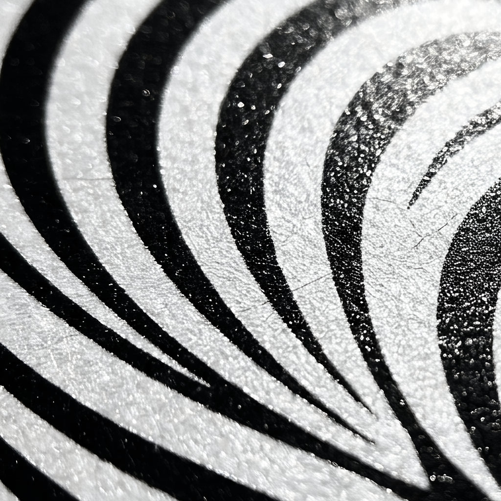 INVITATION | Minimalist Female Figure Op Art | B&W | 8K - 32K Prints