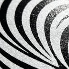 INVITATION | Minimalist Female Figure Op Art | B&W | 8K - 32K Prints