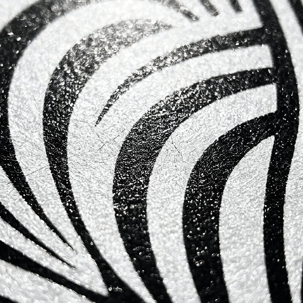 INVITATION | Minimalist Female Figure Op Art | B&W | 8K - 32K Prints