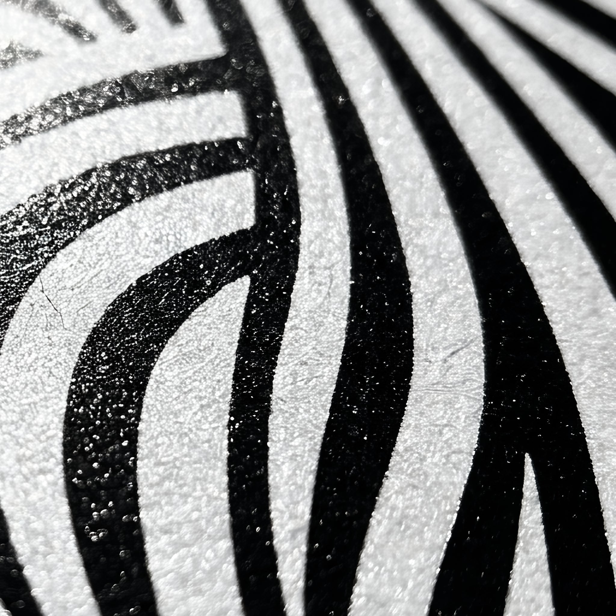 INVITATION | Minimalist Female Figure Op Art | B&W | 8K - 32K Prints