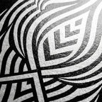 INVITATION | Minimalist Female Figure Op Art | B&W | 8K - 32K Prints