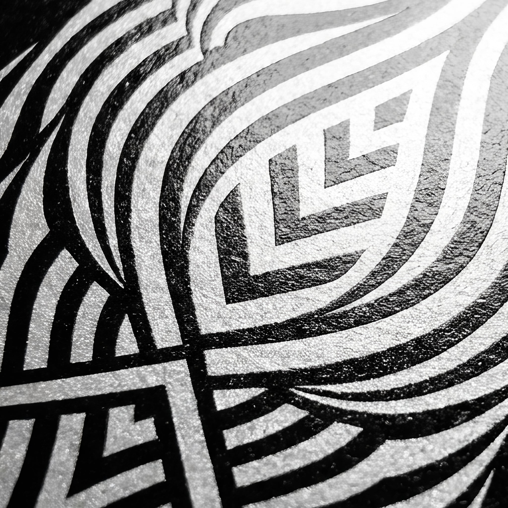 INVITATION | Minimalist Female Figure Op Art | B&W | 8K - 32K Prints