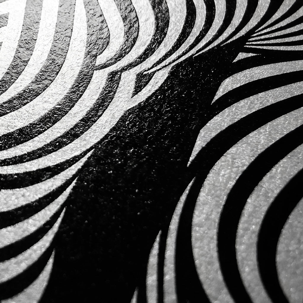 INVITATION | Minimalist Female Figure Op Art | B&W | 8K - 32K Prints