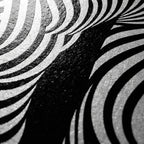 INVITATION | Minimalist Female Figure Op Art | B&W | 8K - 32K Prints