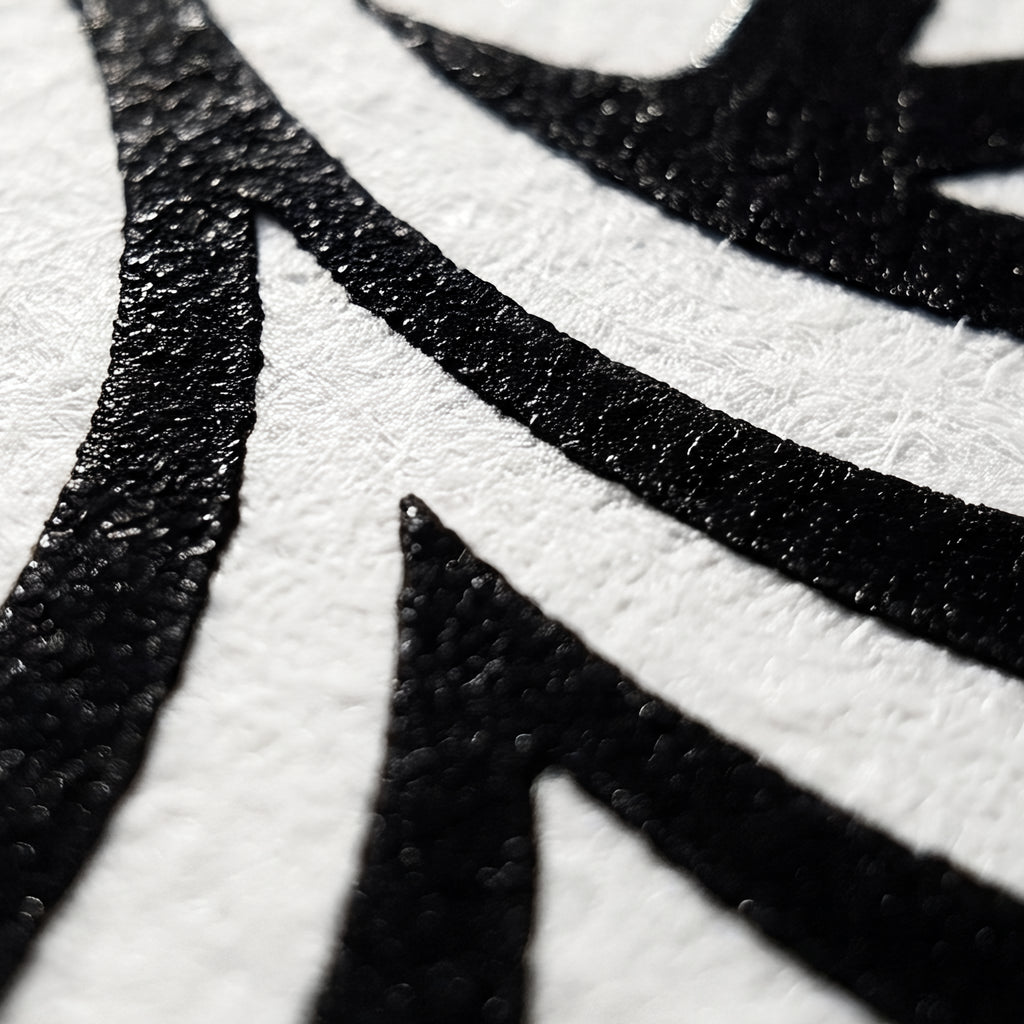 INVITATION | Minimalist Female Figure Op Art | B&W | 8K - 32K Prints
