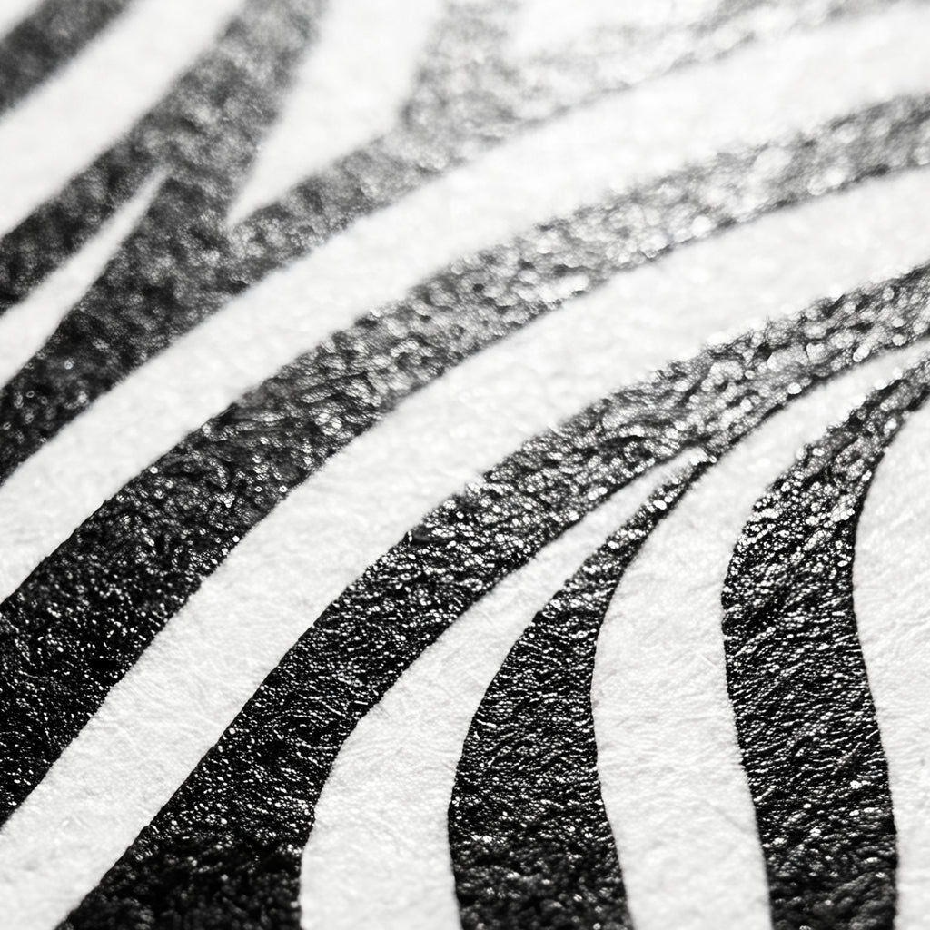 INVITATION | Minimalist Female Figure Op Art | B&W | 8K - 32K Prints