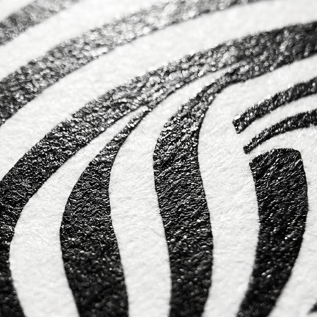 INVITATION | Minimalist Female Figure Op Art | B&W | 8K - 32K Prints