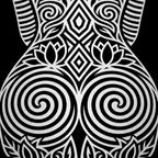 LOTUS | Modern Minimalist Abstract Op Art | B&W | 8K - 32K