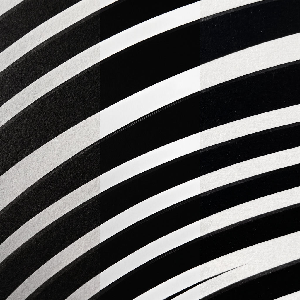 LOUNGE | Reclining Minimalist Female Silhouette Op Art | Luxury Multi-Print Wall Art | 1-Of-1
