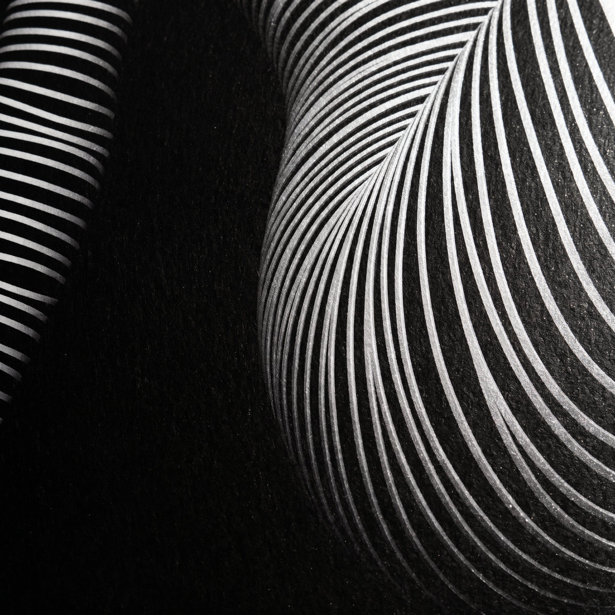 LOUNGE | Reclining Minimalist Female Silhouette Op Art | Luxury Multi-Print Wall Art | 1-Of-1