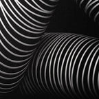 LOUNGE | Reclining Minimalist Female Silhouette Op Art | Luxury Multi-Print Wall Art | 1-Of-1