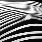 LOUNGE | Reclining Minimalist Female Silhouette Op Art | Luxury Multi-Print Wall Art | 1-Of-1