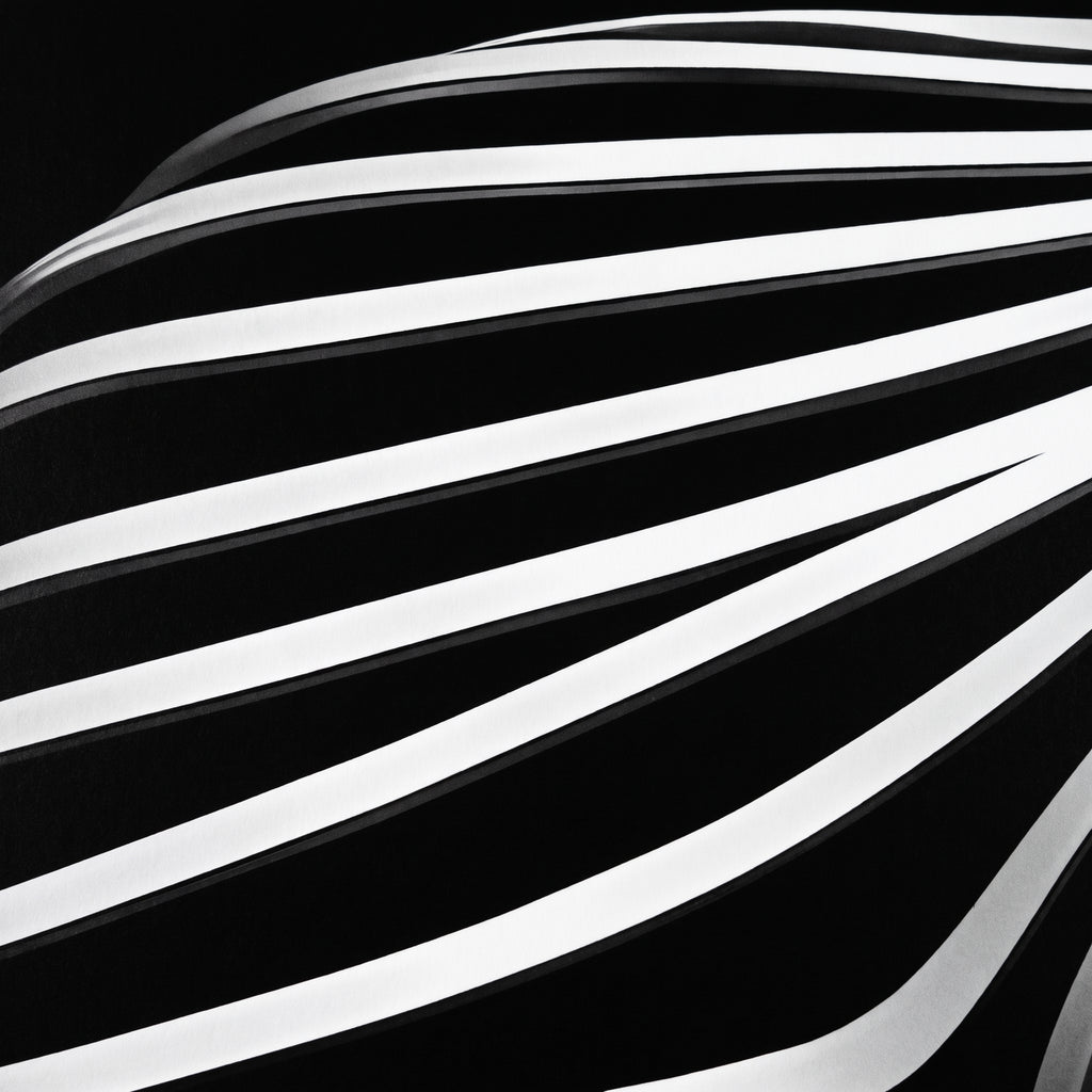 LOUNGE | Reclining Minimalist Female Silhouette Op Art | Luxury Multi-Print Wall Art | 1-Of-1