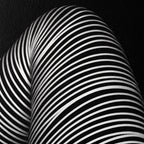 OLYMPIA | Hypnotic Reclined Female Op Art | Luxury Multi-Print Wall Art | 1-Of-1