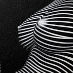 OLYMPIA | Hypnotic Reclined Female Op Art | Luxury Multi-Print Wall Art | 1-Of-1