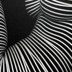 OLYMPIA | Hypnotic Reclined Female Op Art | Luxury Multi-Print Wall Art | 1-Of-1