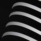 PEARL | Minimalist Kneeling Female Silhouette Op Art | Luxury Multi-Print Wall Art | 1-Of-1