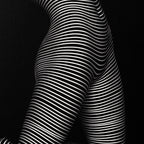 PEARL | Minimalist Kneeling Female Silhouette Op Art | Luxury Multi-Print Wall Art | 1-Of-1