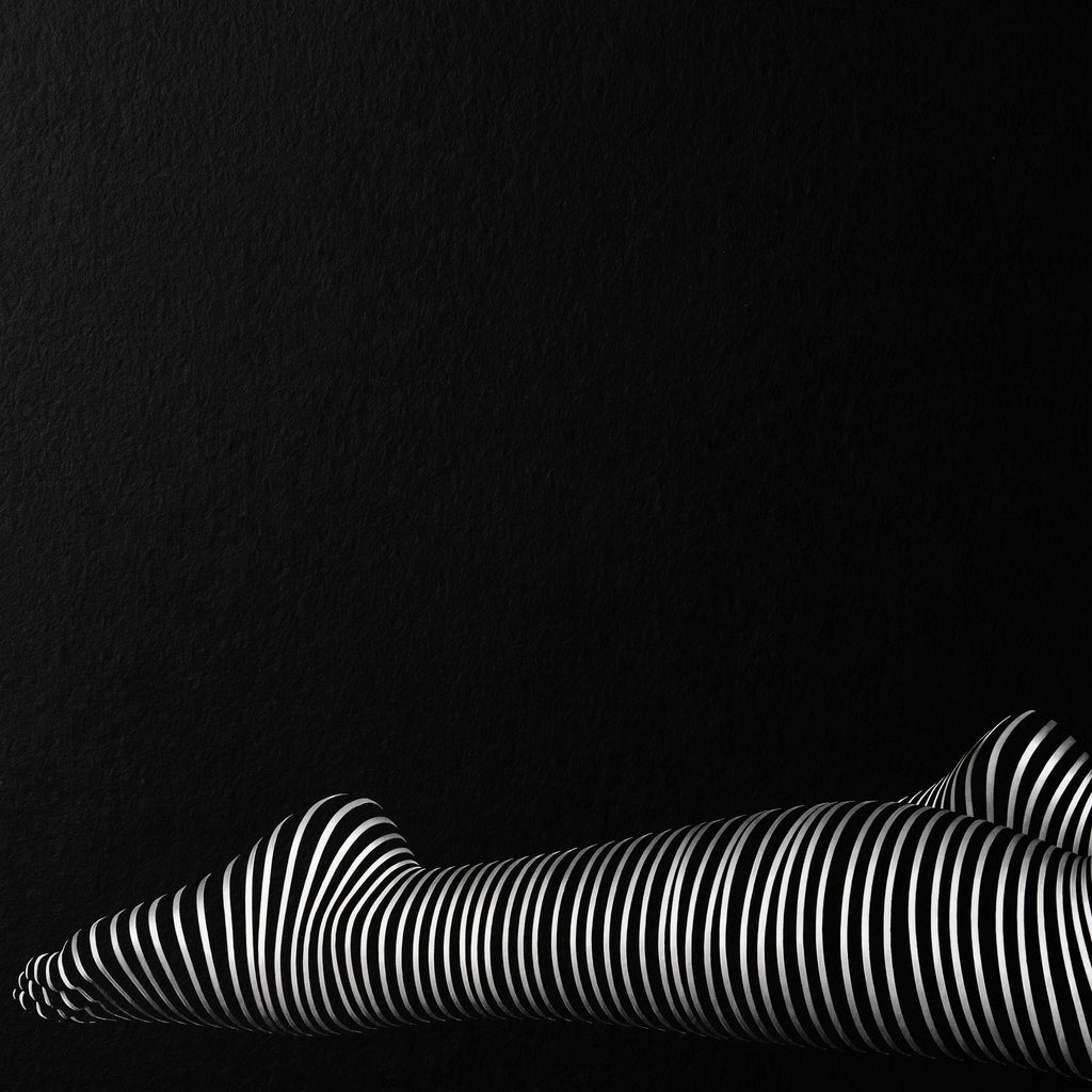 PEARL | Minimalist Kneeling Female Silhouette Op Art | Luxury Multi-Print Wall Art | 1-Of-1