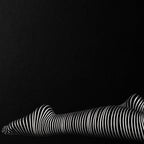 PEARL | Minimalist Kneeling Female Silhouette Op Art | Luxury Multi-Print Wall Art | 1-Of-1